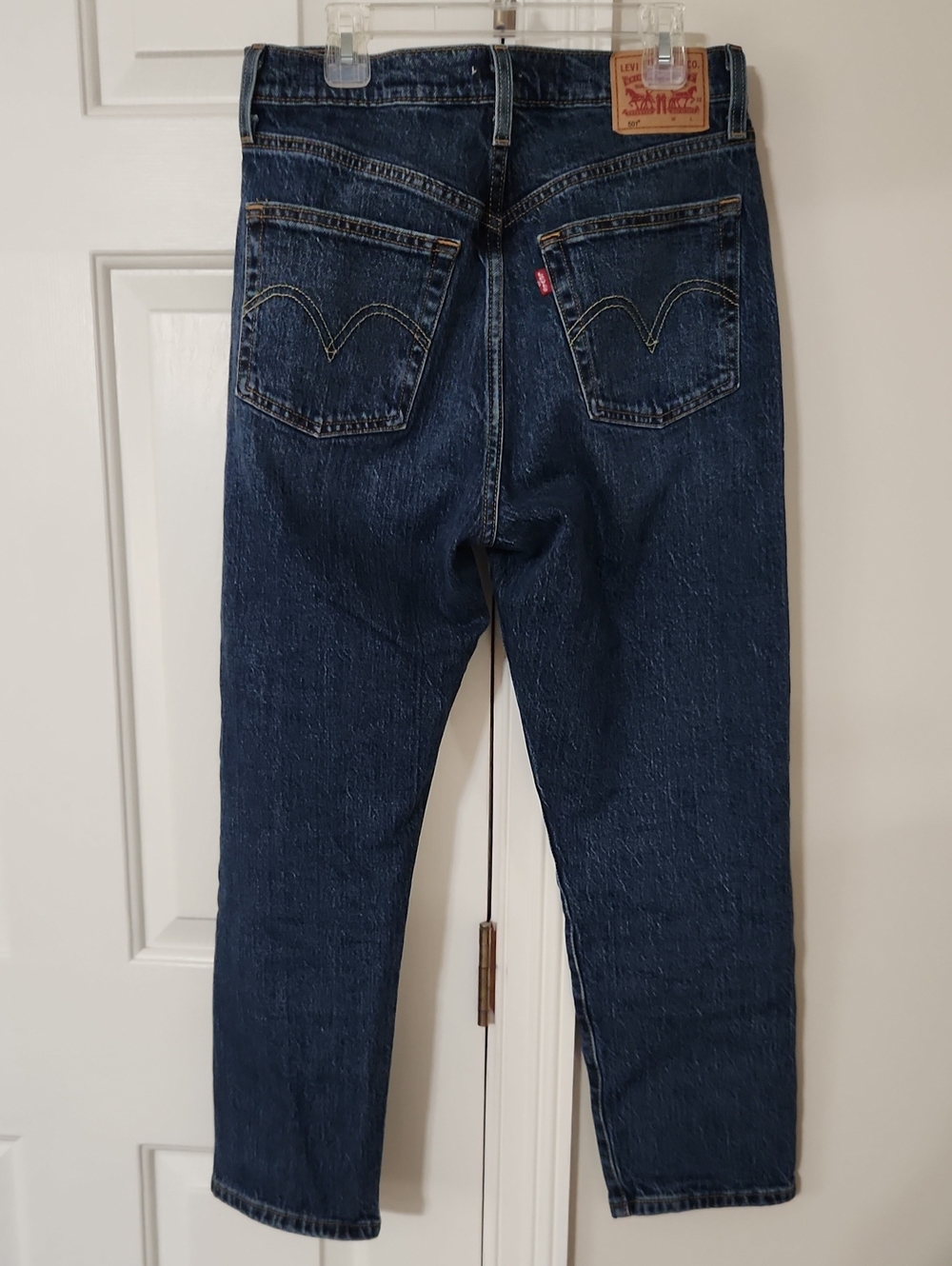 Levi's Womens Straight Crop Jeans Size 28
